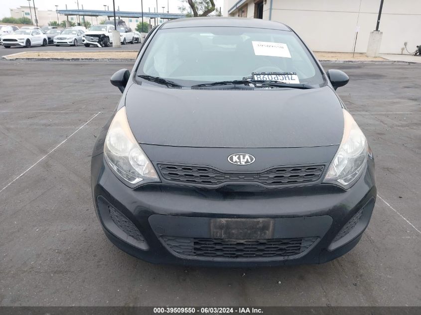 2014 Kia Rio Lx VIN: KNADM5A3XE6409586 Lot: 39509550