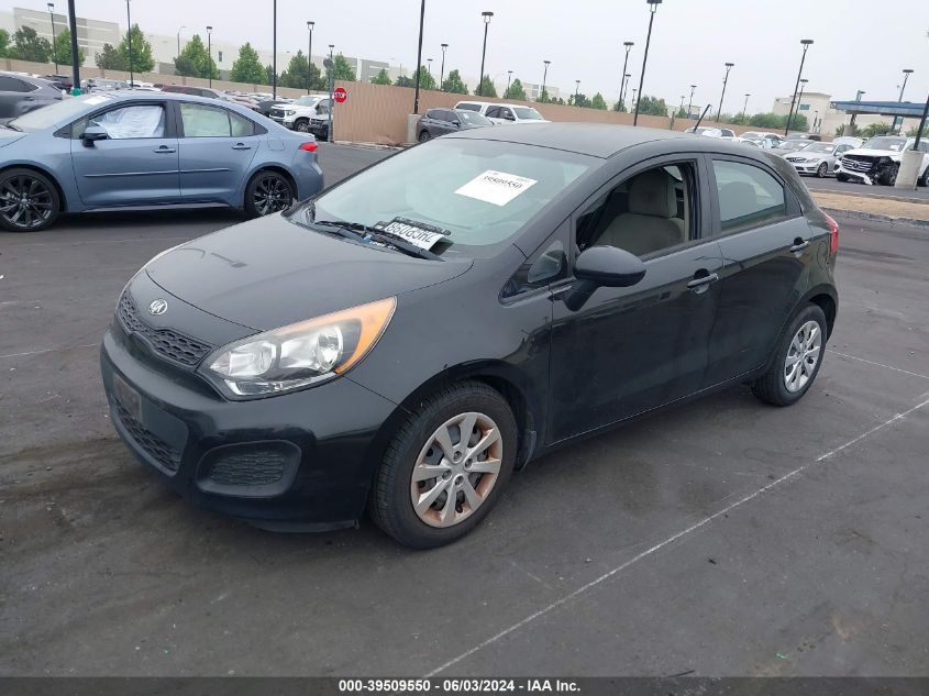 2014 Kia Rio Lx VIN: KNADM5A3XE6409586 Lot: 39509550