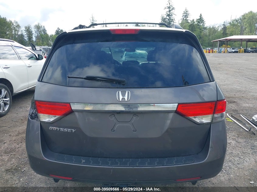 2015 Honda Odyssey Ex-L VIN: 5FNRL5H62FB126732 Lot: 39509566