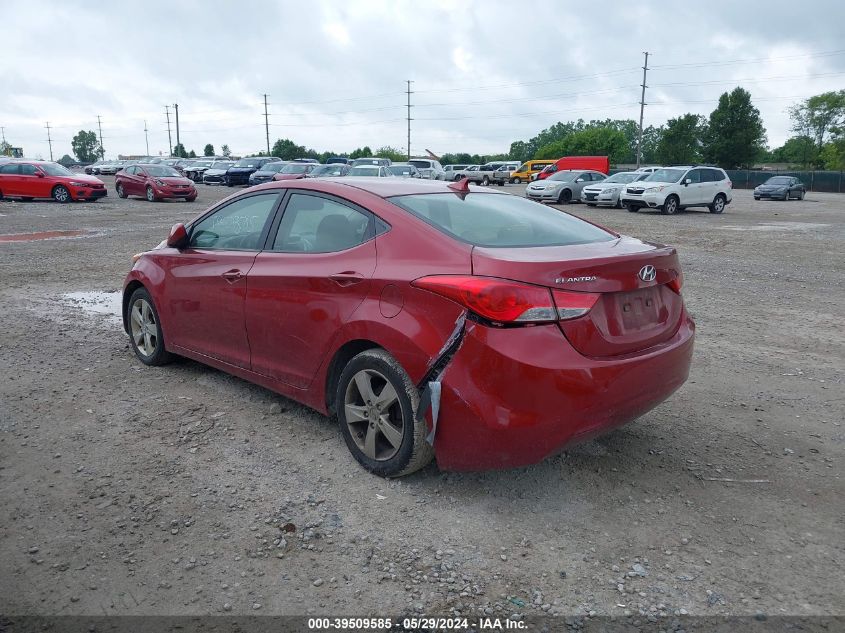 2012 Hyundai Elantra Gls (Ulsan Plant) VIN: KMHDH4AE0CU308547 Lot: 39509585