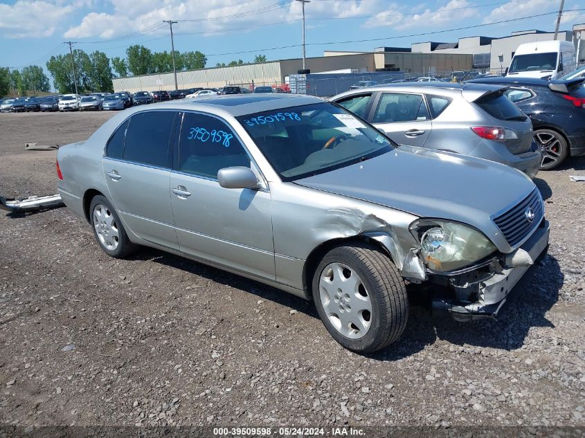 2003 Lexus Ls 430 VIN: JTHBN30F430108799 Lot: 39509598