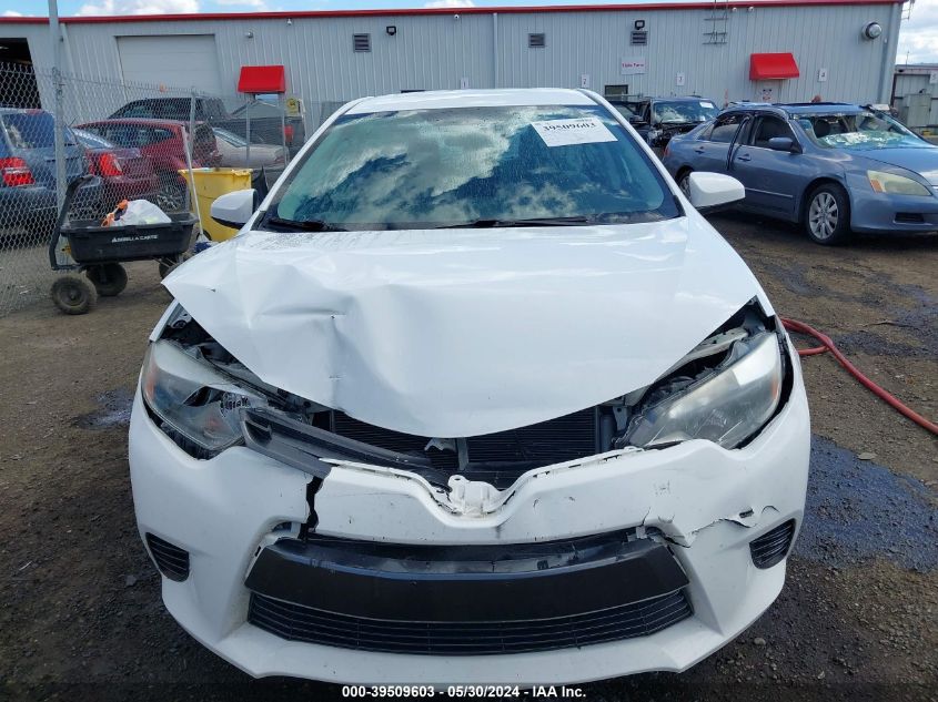 2016 Toyota Corolla Le VIN: 2T1BURHE3GC715534 Lot: 39509603