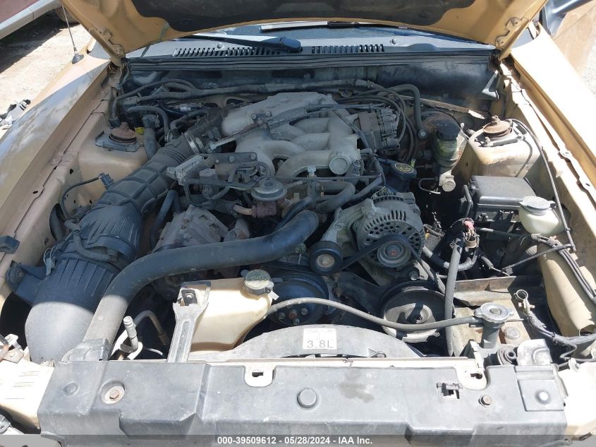 2000 Ford Mustang VIN: 1FAFP4049YF138831 Lot: 39509612