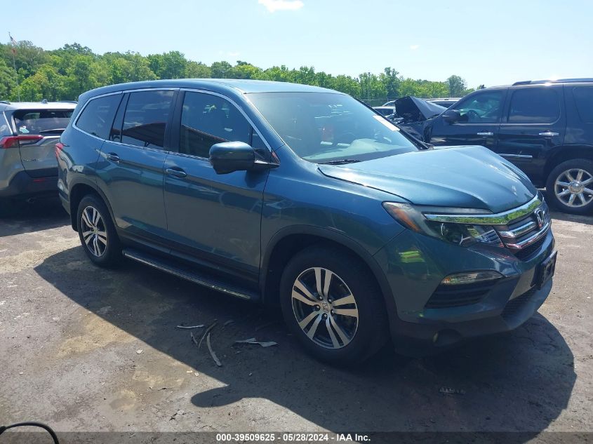 2017 Honda Pilot Ex-L VIN: 5FNYF5H55HB031174 Lot: 39509625