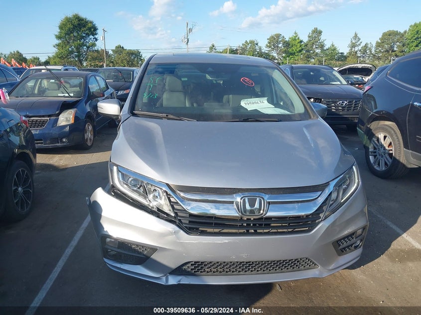 2018 Honda Odyssey Ex-L VIN: 5FNRL6H75JB068557 Lot: 39509636