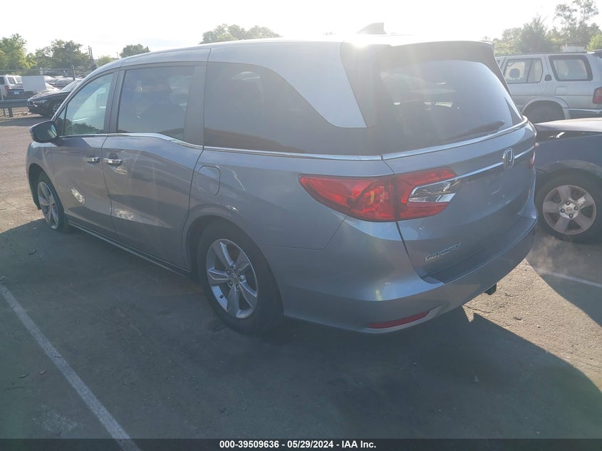 2018 Honda Odyssey Ex-L VIN: 5FNRL6H75JB068557 Lot: 39509636