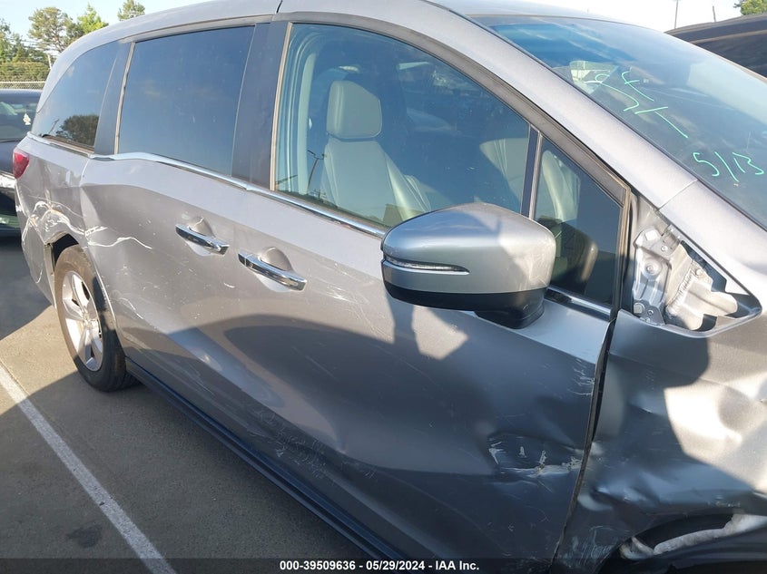 2018 Honda Odyssey Ex-L VIN: 5FNRL6H75JB068557 Lot: 39509636