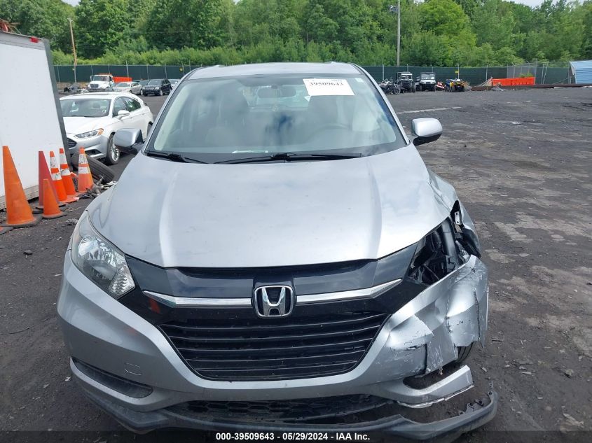 2018 Honda Hr-V Lx VIN: 3CZRU6H35JG701332 Lot: 39509643