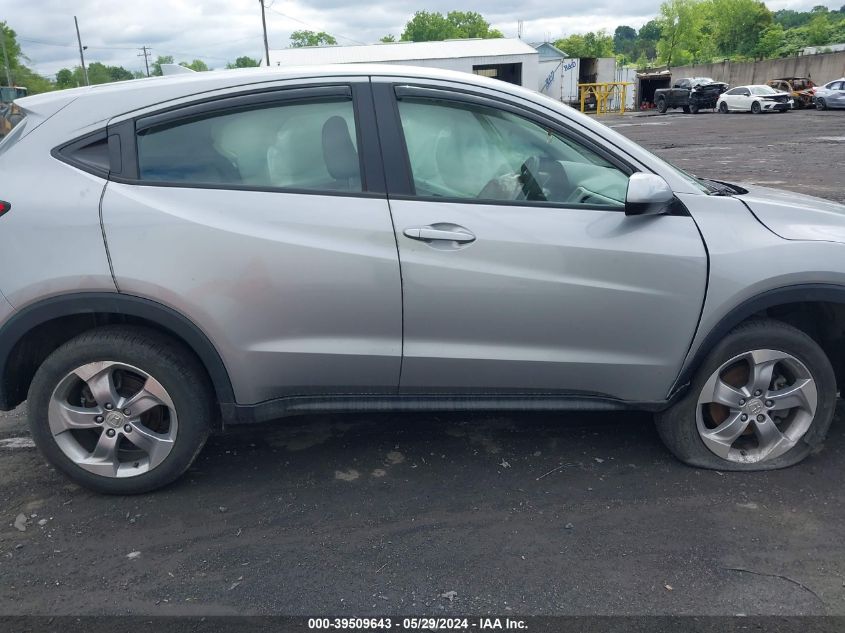 2018 Honda Hr-V Lx VIN: 3CZRU6H35JG701332 Lot: 39509643