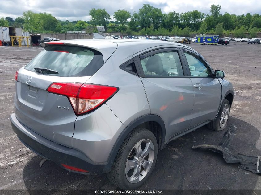 2018 Honda Hr-V Lx VIN: 3CZRU6H35JG701332 Lot: 39509643