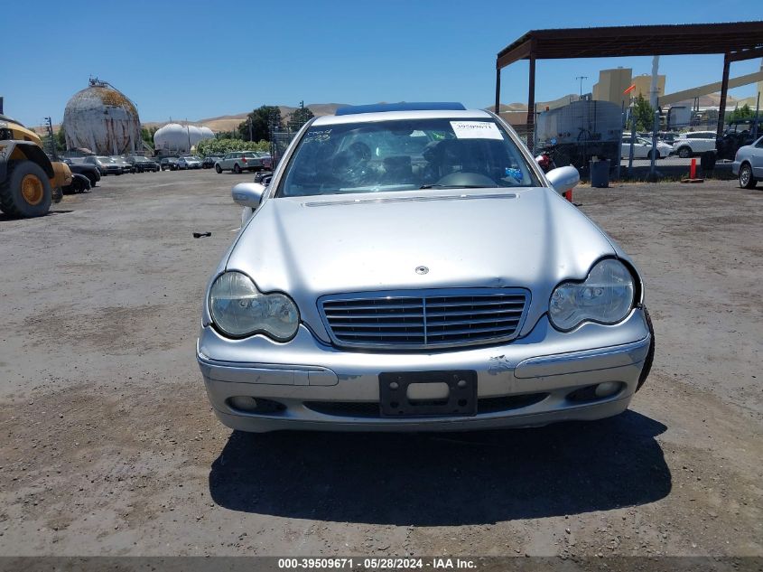 2003 Mercedes-Benz C 240 VIN: WDBRF61J33E014593 Lot: 39509671