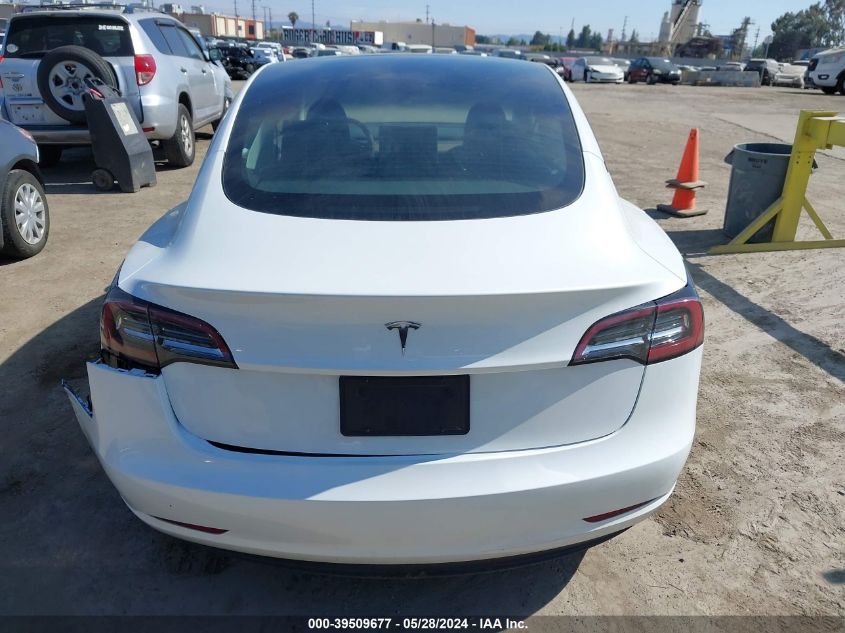 2023 Tesla Model 3 Rear-Wheel Drive VIN: 5YJ3E1EA4PF503693 Lot: 39509677