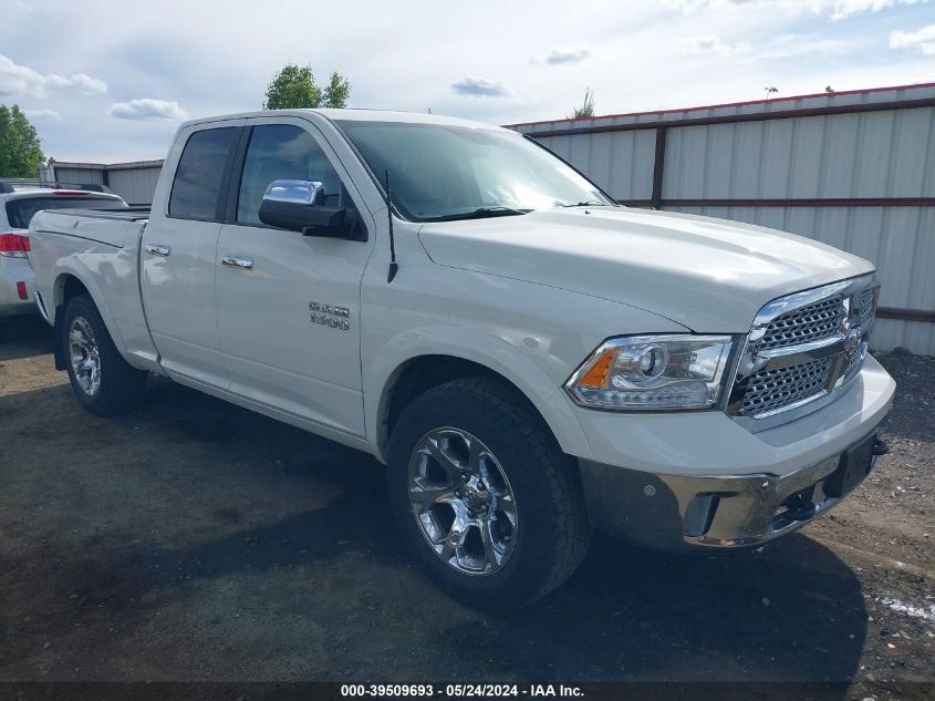 2017 Ram 1500 Laramie Quad Cab 4X4 6'4 Box VIN: 1C6RR7JT1HS700812 Lot: 39509693