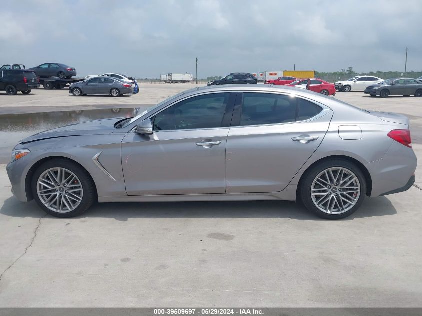 KMTG34LA4MU078539 2021 Genesis G70 2.0T Rwd