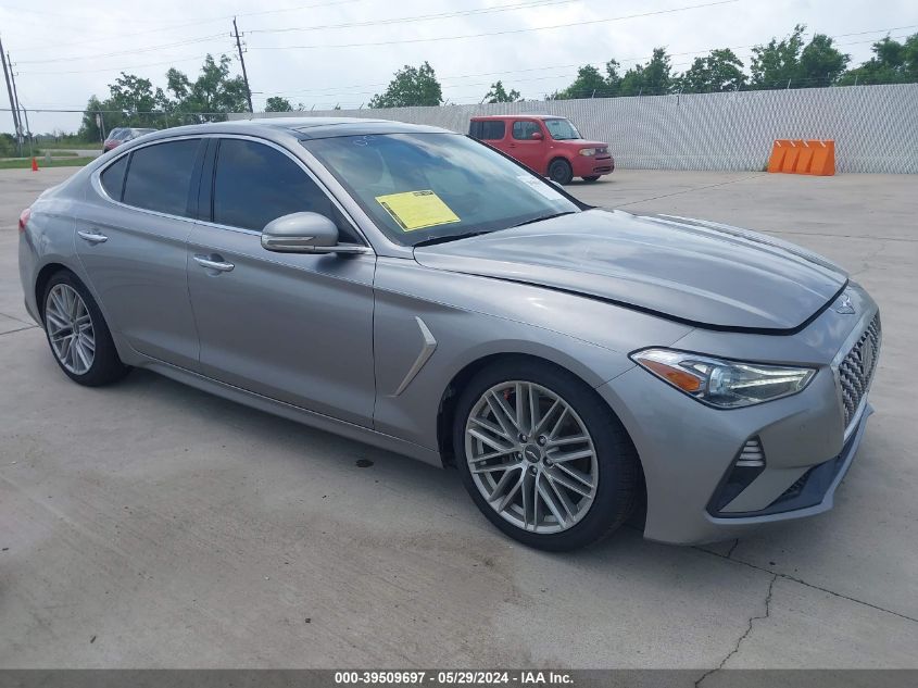 2021 Genesis G70 2.0T Rwd VIN: KMTG34LA4MU078539 Lot: 39509697