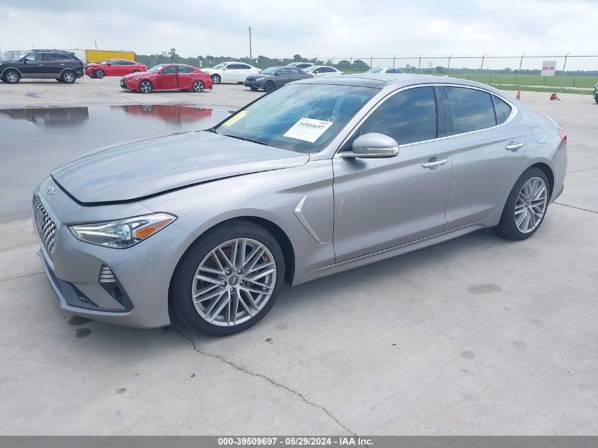 KMTG34LA4MU078539 2021 Genesis G70 2.0T Rwd