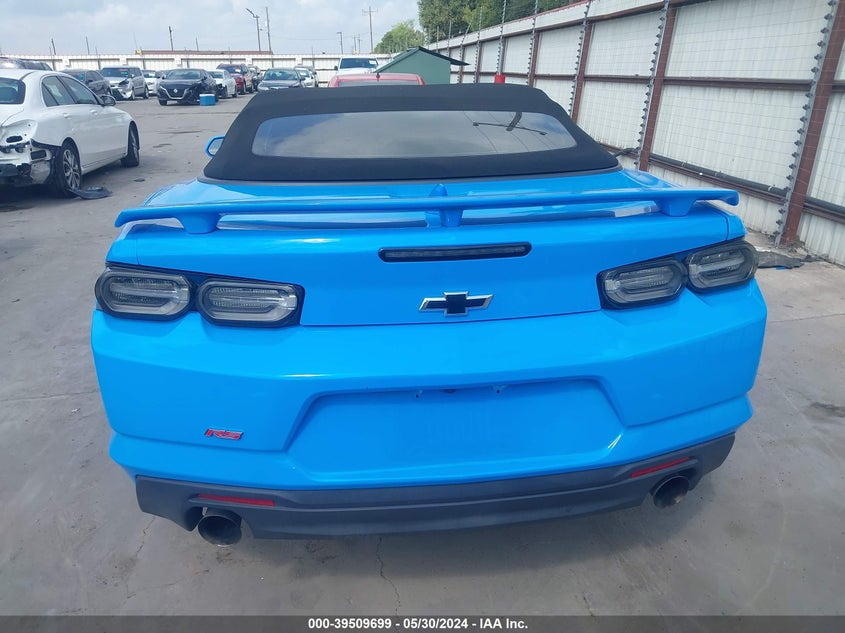 2023 Chevrolet Camaro VIN: 1G1FF3D72P0125960 Lot: 39509699