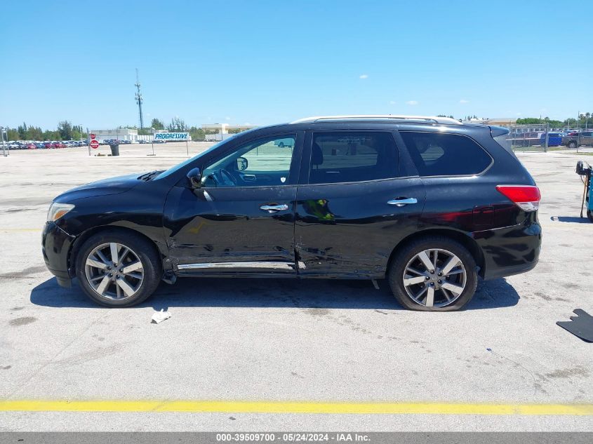 2015 Nissan Pathfinder Platinum/S/Sl/Sv VIN: 5N1AR2MN9FC605004 Lot: 39509700