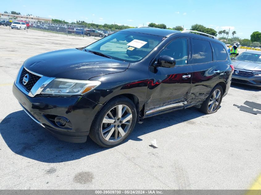 2015 Nissan Pathfinder Platinum/S/Sl/Sv VIN: 5N1AR2MN9FC605004 Lot: 39509700