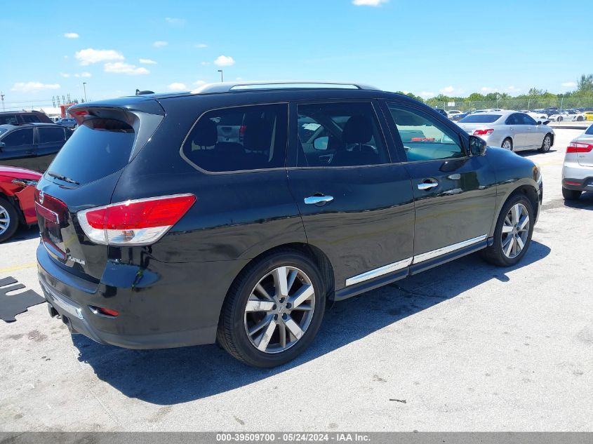 2015 Nissan Pathfinder Platinum/S/Sl/Sv VIN: 5N1AR2MN9FC605004 Lot: 39509700