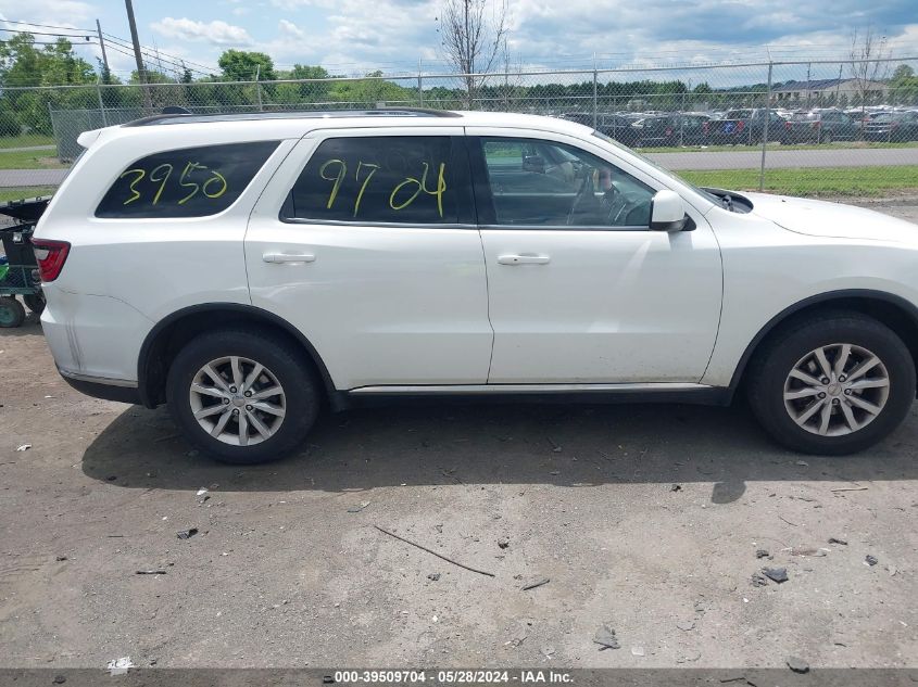 2014 Dodge Durango Sxt VIN: 1C4RDJAG2EC477032 Lot: 39509704