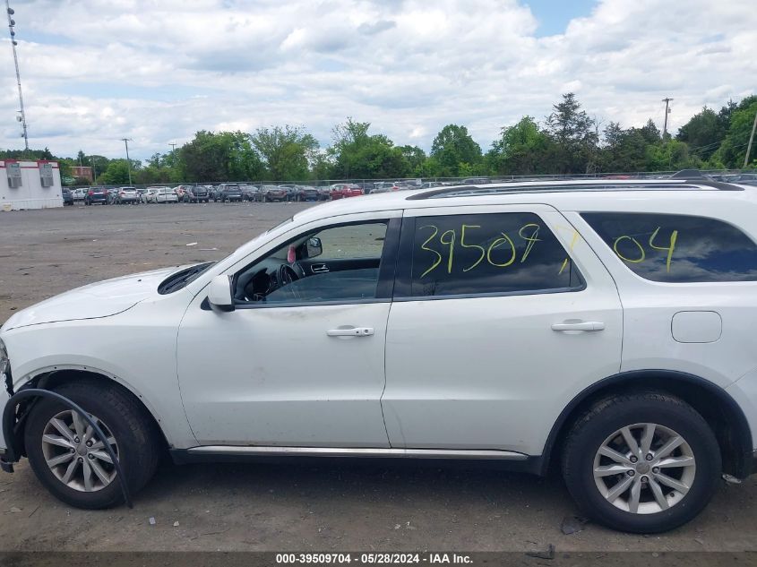 2014 Dodge Durango Sxt VIN: 1C4RDJAG2EC477032 Lot: 39509704