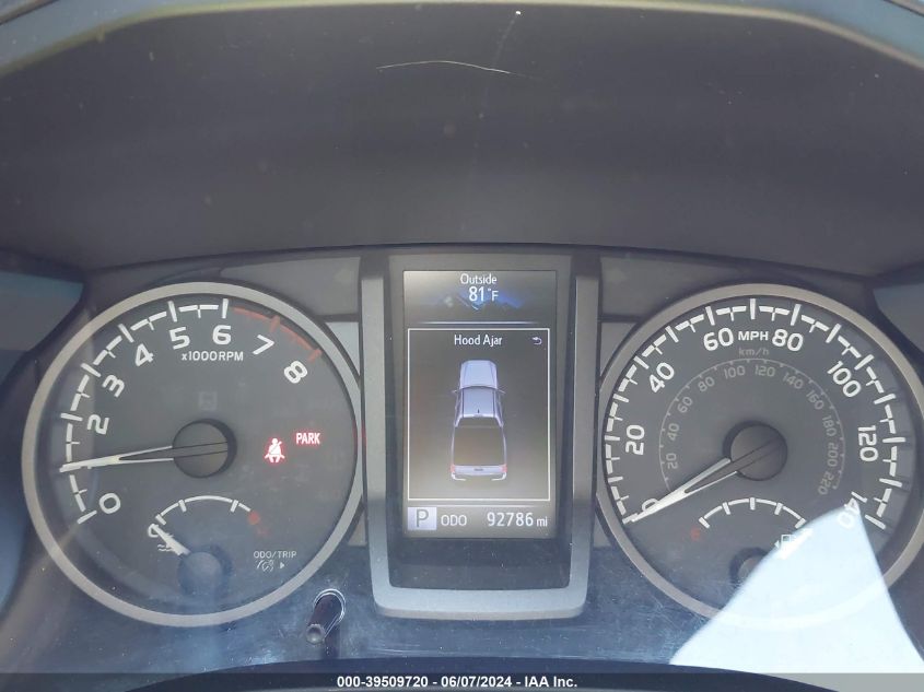 2017 Toyota Tacoma Trd Sport VIN: 5TFCZ5AN1HX098985 Lot: 39509720