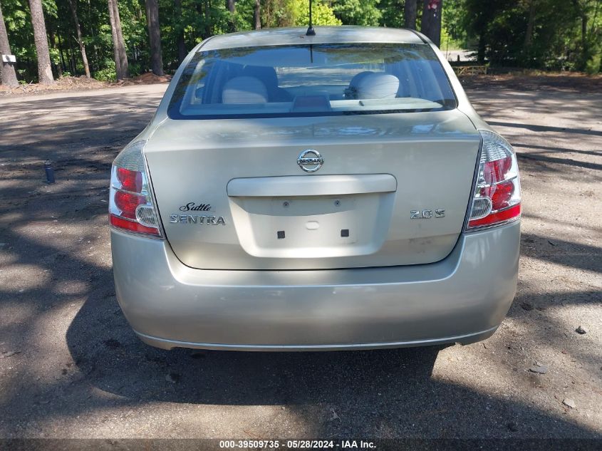 2007 Nissan Sentra 2.0/2.0S/2.0Sl VIN: 3N1AB61E07L605888 Lot: 39509735