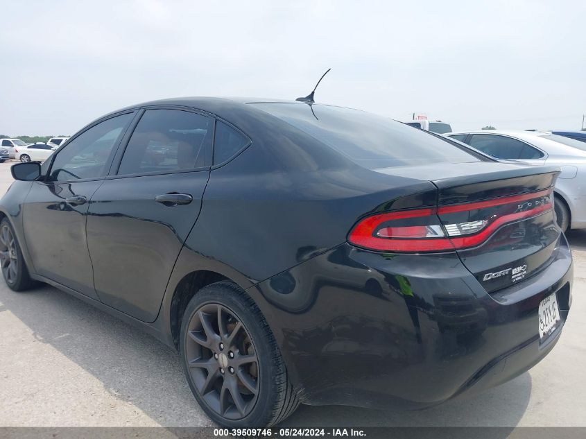 2015 Dodge Dart Se VIN: 1C3CDFAA9FD378187 Lot: 39509746