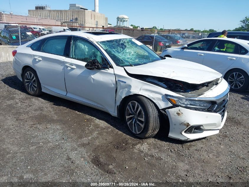 2021 Honda Accord Hybrid Ex-L VIN: 1HGCV3F5XMA003783 Lot: 39509771