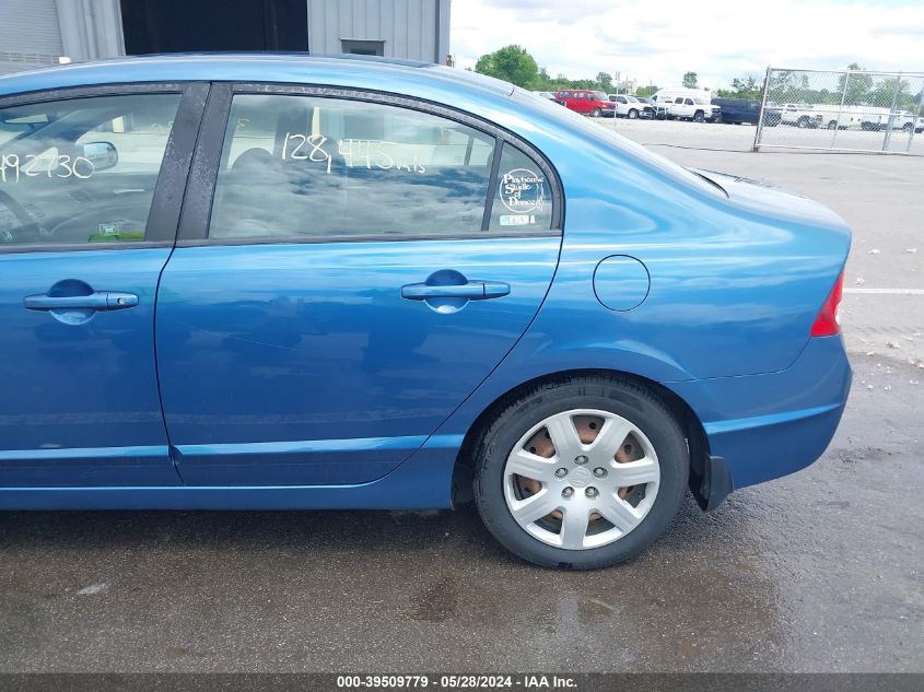 2008 Honda Civic Lx VIN: 1HGFA16568L010785 Lot: 39509779