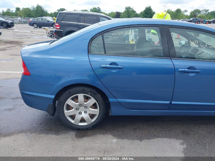 2008 Honda Civic Lx VIN: 1HGFA16568L010785 Lot: 39509779