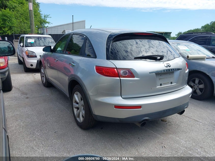 2003 Infiniti Fx35 VIN: JNRAS08WX3X003071 Lot: 39509780