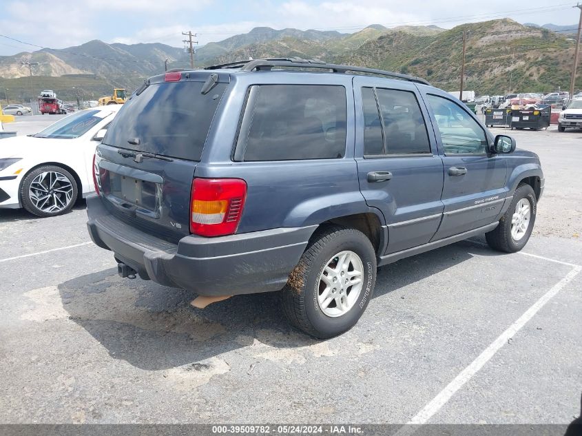 2004 Jeep Grand Cherokee Laredo VIN: 1J8GX48N34C334991 Lot: 39509782