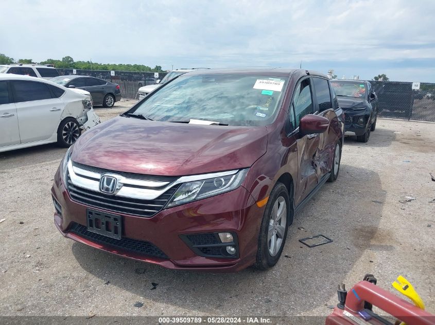 2018 Honda Odyssey Ex-L VIN: 5FNRL6H71JB028797 Lot: 39509789