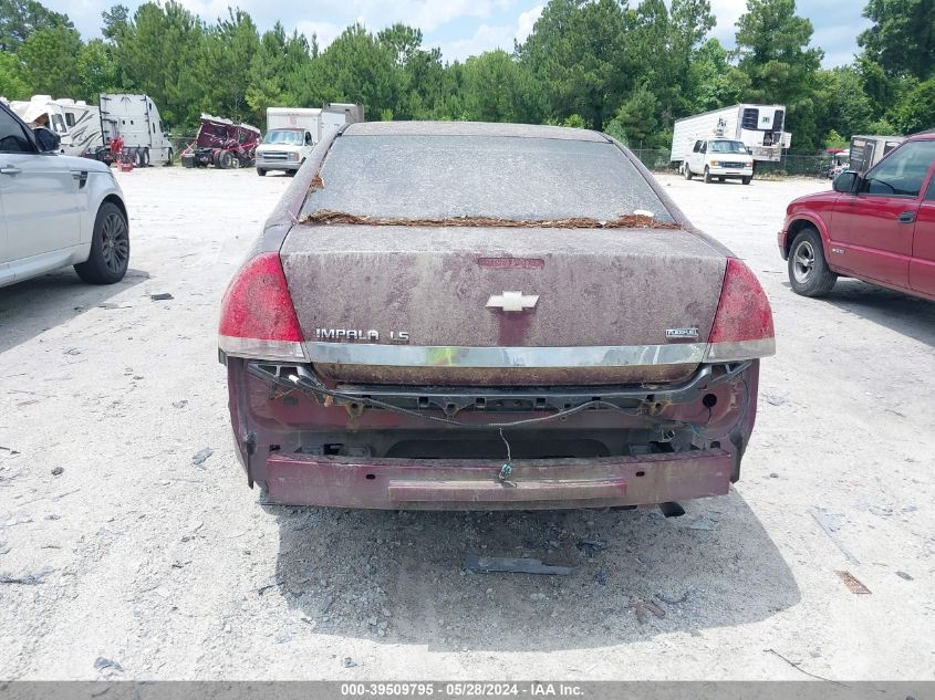 2007 Chevrolet Impala Ls VIN: 2G1WB55K079286274 Lot: 39509795