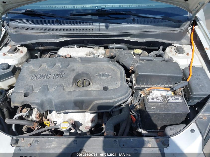 2007 Kia Rio Lx VIN: KNADE123776265471 Lot: 39509796