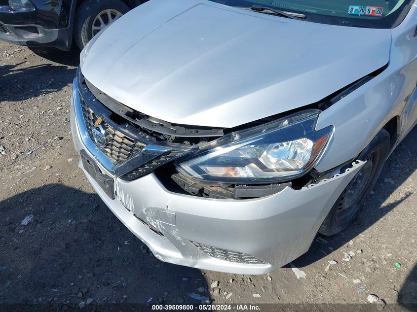 2018 Nissan Sentra S/Sv/Sr/Sl VIN: 3N1AB7AP1JY288544 Lot: 39509800