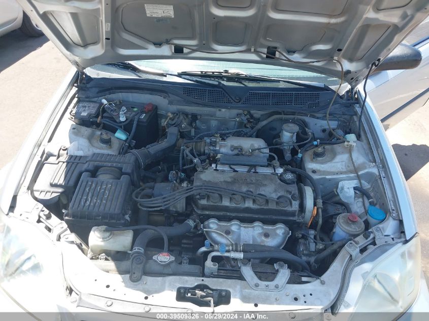 1999 Honda Civic Hx VIN: 1HGEJ7227XL038300 Lot: 39509826