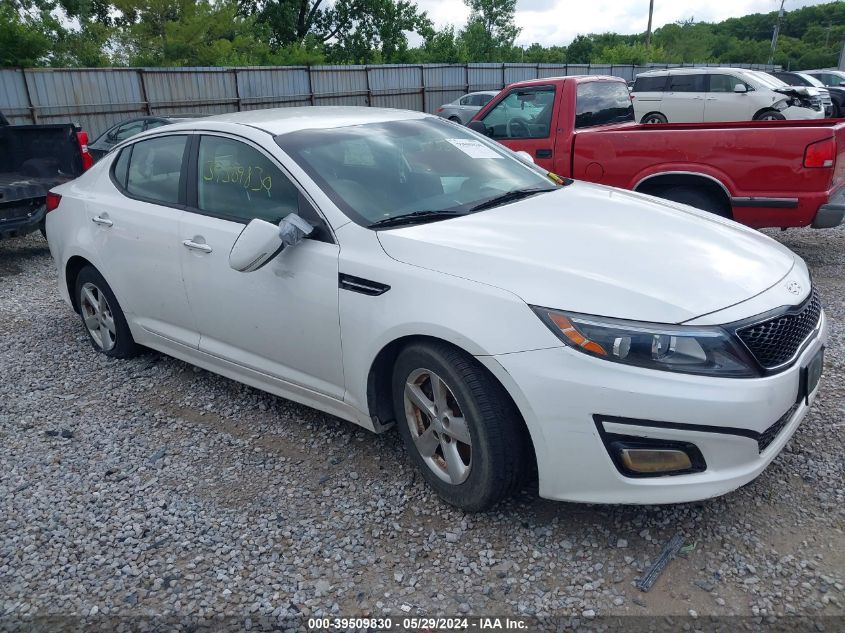 2014 Kia Optima Lx VIN: KNAGM4A75E5497768 Lot: 39509830