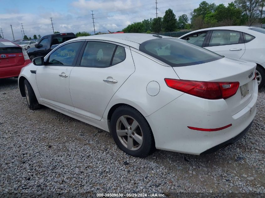 2014 Kia Optima Lx VIN: KNAGM4A75E5497768 Lot: 39509830