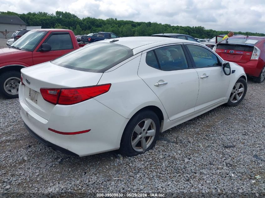 2014 Kia Optima Lx VIN: KNAGM4A75E5497768 Lot: 39509830