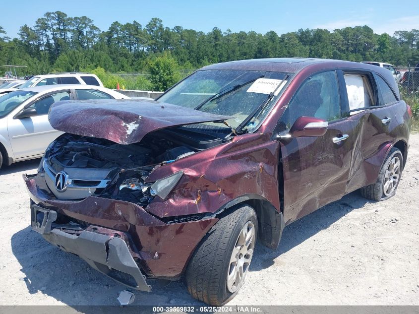 2008 Acura Mdx VIN: 2HNYD28228H538760 Lot: 39509832