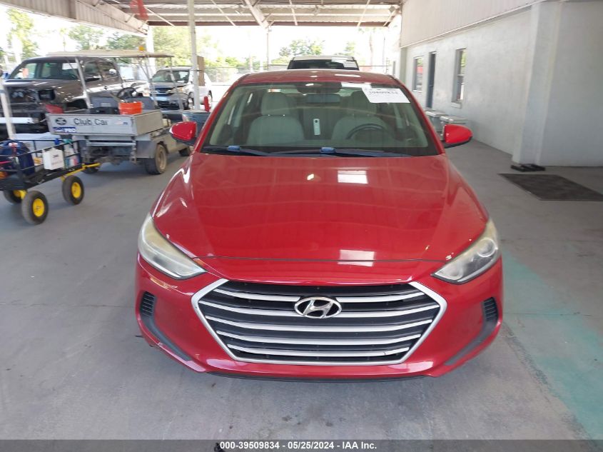 2017 Hyundai Elantra Se VIN: KMHD74LF2HU409122 Lot: 39509834