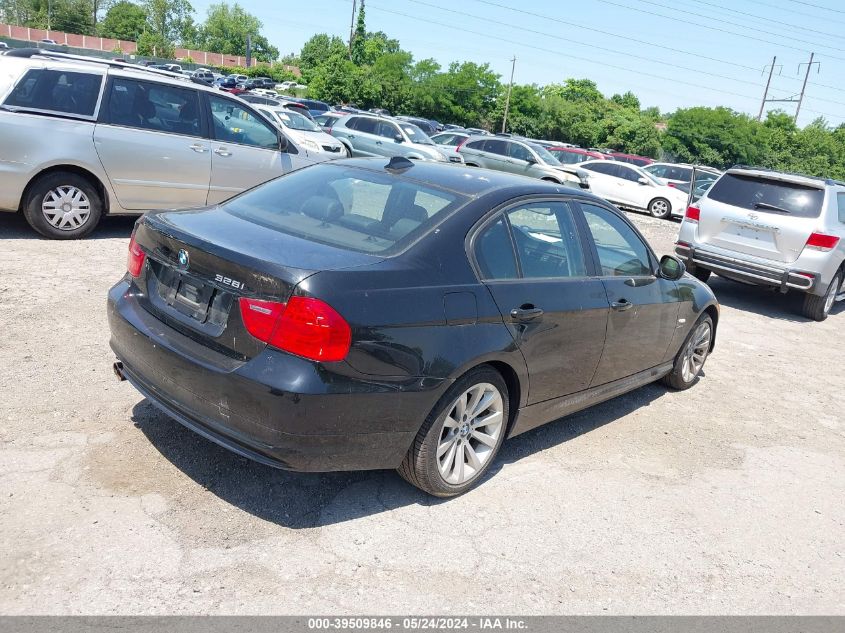 2011 BMW 328I xDrive VIN: WBAPK5C53BA994554 Lot: 39509846