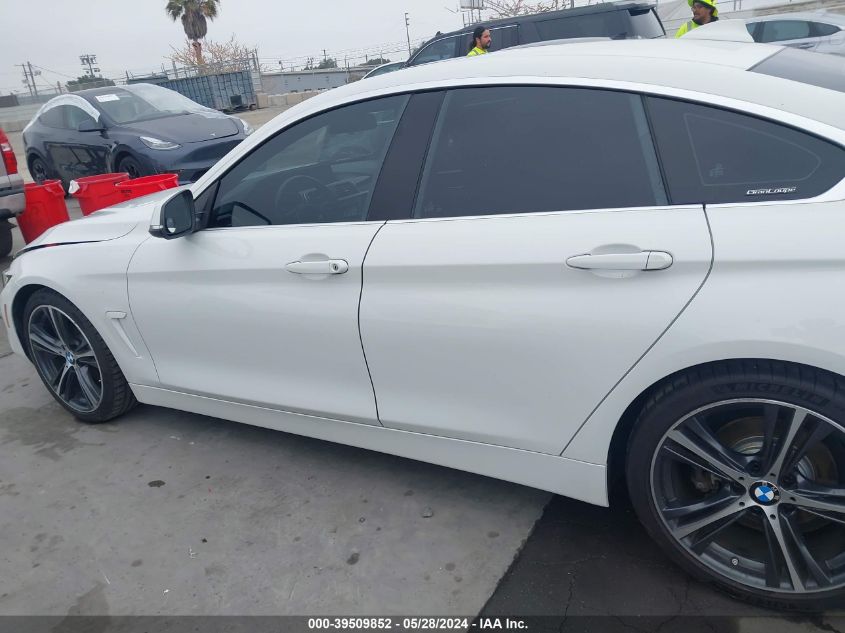 2018 BMW 430I Gran Coupe VIN: WBA4J1C5XJBG77879 Lot: 39509852