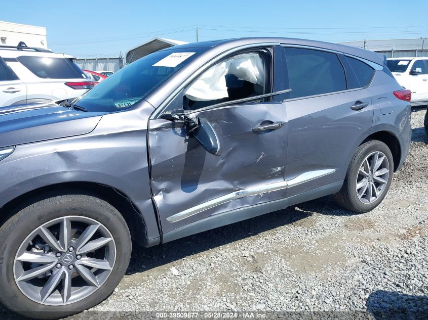 2020 Acura Rdx Technology Package VIN: 5J8TC1H5XLL011957 Lot: 39509877