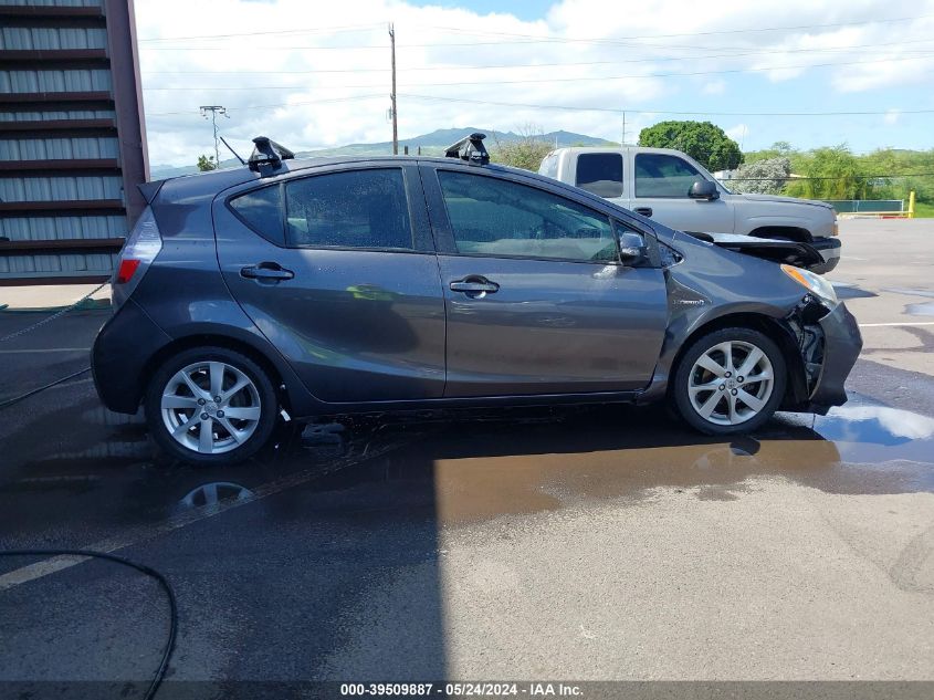 2012 Toyota Prius C Four/One/Three/Two VIN: JTDKDTB36C1025957 Lot: 39509887