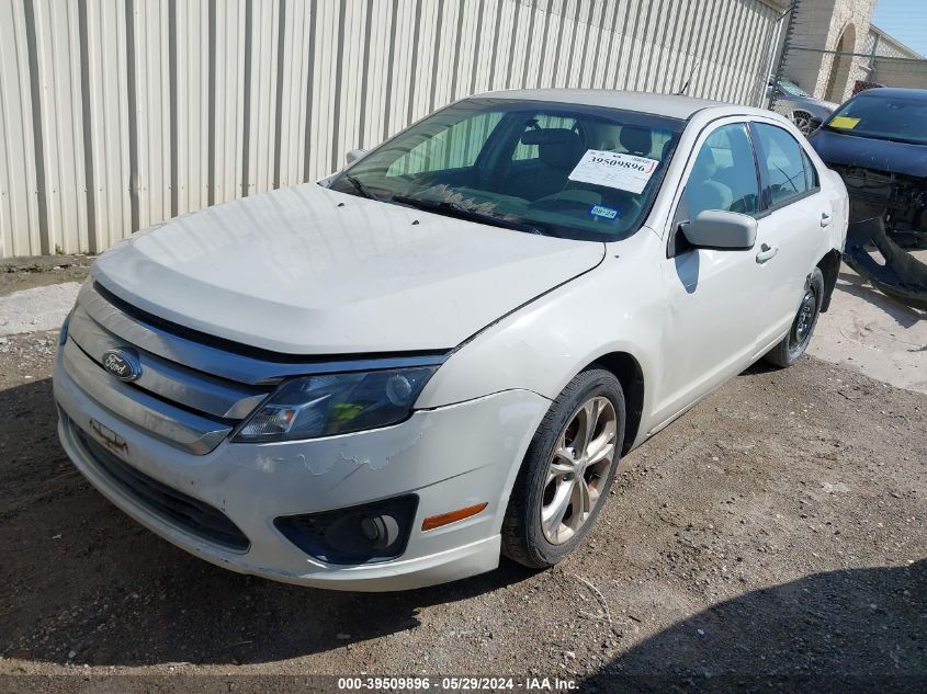 2012 Ford Fusion Se VIN: 3FAHP0HA4CR145001 Lot: 39509896