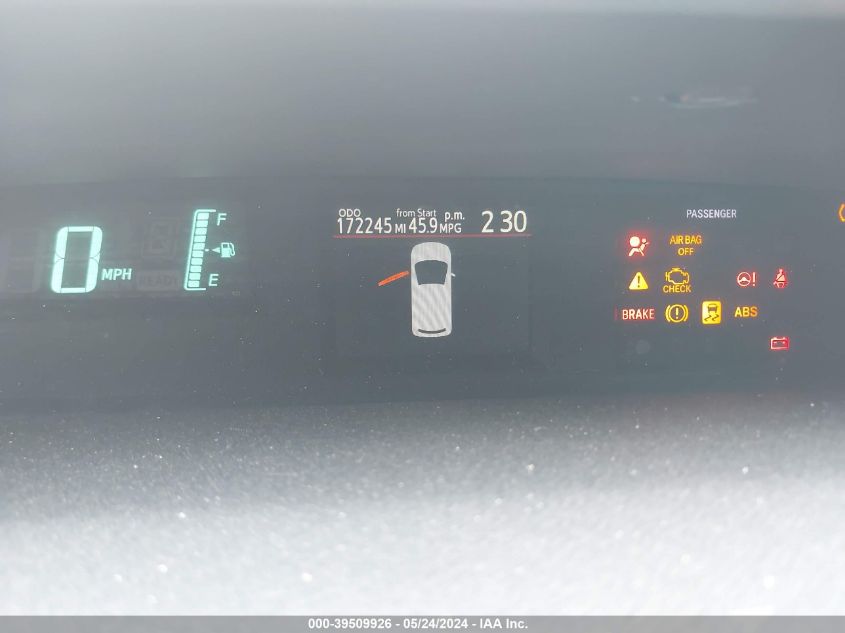 2013 Toyota Prius C One VIN: JTDKDTB35D1557377 Lot: 39509926